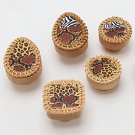 Rattan Wooden Cabinet Handle Furniture Drawer Knob