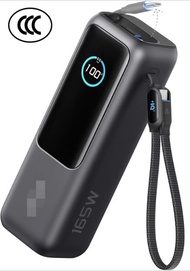 Anker Powerbank 25000mAh 165W Ultra Fast Portable Charger with Built In and Retractable USB C Cables