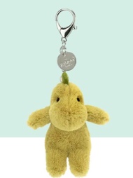 Jellycat Bashful Dino Bag Charm; Jellycat 綠色恐龍鎖匙扣