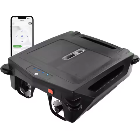 Filtration 400Um Solar Powered Automatic Robotic Pool Skimmer Cleaner With 10W Solar Panel Power Cha