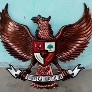 Lambang Burung Garuda Pancasila Fiber [45x45 Cm]