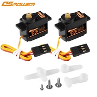 DSPOWER 2PCS 5g Micro Digital Servo Mini Servo Metal Gears for 1/28 Car Airplane Fixed-Wing WLtoys k
