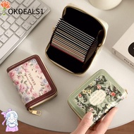 DEALSHOP Credit Card Holder, Floral 9/18 Slots Women Wallet