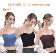 (TBRA28) Square Spaghetti Tanktop includes cup bra LingeriQ