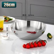 全城熱賣 - 304不鏽鋼打蛋盆 三層鋼加厚及麵盆 廚房攪拌盆 烘焙料理盆 沙拉碗【平行進口】