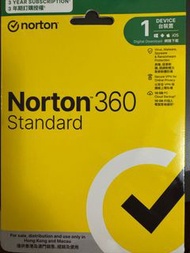 Norton 360 standard 3年版 防毒軟件 官網原價948