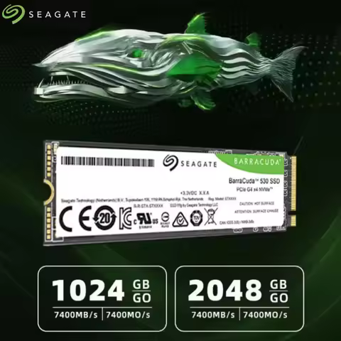Seagate Barracuda 530 1TB 2TB SSD Internal Solid State Drive - PCIe4.0x4 Nvme 3D TLC NAND for Gaming
