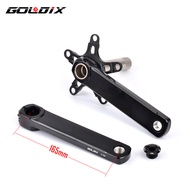 GOLDIX จักรยานพับได้ล้อฟันเฟือง165/170/172.5/175Mm 110BCD 38-58T จานหน้าพร้อมตัวยึดด้านล่าง BB