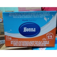 BONNA 0-6 months 5 x 400g= 2kg for sale