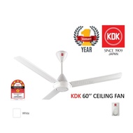 KDK K15VO Regulator Ceiling Fan 60" (White)