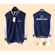 Boeing Airplane Varsity Baseball Jacket