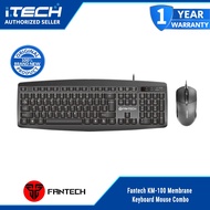 Fantech KM-100 Membrane Keyboard Mouse Combo