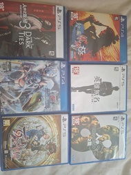 PS5 人中之龍3極/外傳及其他遊戲出售，多款PS5和PS4,PS2及SWITCH遊戲（描述下面有價錢）