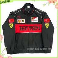 F1 Racing Jacket Embroidery Leather Jeket Men Motor Windbreaker Woman Bomber Jaket Varsity Jacket