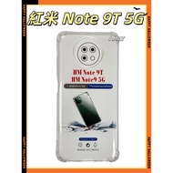 Four Corners Shock-resistant Redmi Note 9T 5G Phone Case M2007J22G Transparent Airbag Shock-resistan