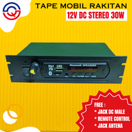 Tape Mobil Bluetooth Rakitan 12V DC Stereo 30Watt / Bluetooth Receiver