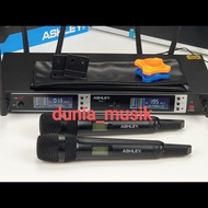 Ashley pro 1 pro1 Wireless Microphone with 2 Handles Original - Black - Black