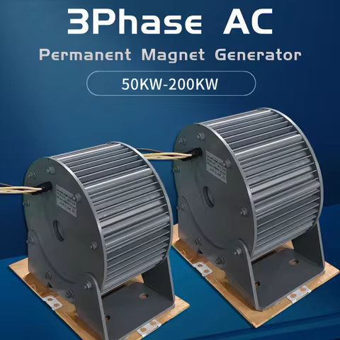 PMG 80KW Free Energy Generator 110V-400V 100KW 3 Phase AC Permanent Magnet Generator Low Speed 50KW 