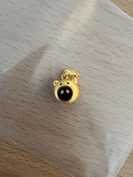 全新周大福999足金Toystory Hamm火腿豬吊飾