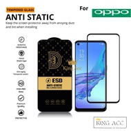 PREMIUM Tempered Glass Clear Full Anti Static ESD - Oppo A6 A6X A3 A3X A5 A5i Pro A1K A3s A5s A9 A12