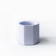(預購) 芋頭牛奶系列 | 小八角形純色淺紫色水泥盆器