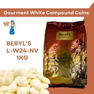 [READY STOCK] Beryl‘s Gourmet Milk/Dark Chocolate/White Compound Coins 1KG