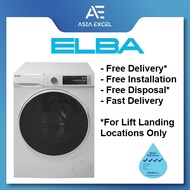 ELBA EWF 90140 VT 9KG WHITE FRONT LOAD INVERTER WASHING MACHINE