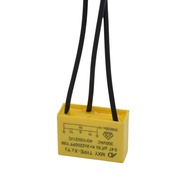 Yellow Safety Film Capacitor MXT 0.47uF 2x2200PF X2,Y2 300VAC Spark Suppression Capacitor for Angle 