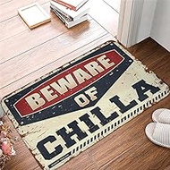 Outdoor Door Mats For Home Entrance Beware Of Chilla Mat Out Door Mat Outdoor Cool Room Accessories 