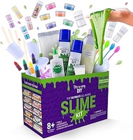 Discovering DIY Slime Kit for Girls and Boys - 52-Piece Slime Making Kit for Kids w/Craft Supplies -