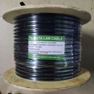 Kadita CAT5e - FTP - 2C outdoor network cable with power source, anti-interference silver coating, 3