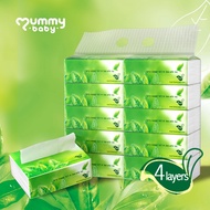 10 packs Green Tea Tissue 4ply Organic green tea Facial Tissue Paper towel tissue