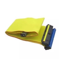 ATA 66 Ribbon Cable Hard Disk HDD IDE 40 PIN 80 Drive Wire 3-Connector Flat Data Yellow
