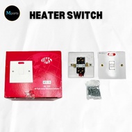 [Stok Sedia] Mparts UMS 20A 250V AC DP FLUSH SWITCH DENGAN NEON INDICATOR WATER HEATER SWITCH WH220N