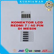 Lcd Connector Lcd Socket Lcd Connector Fpc Xiaomi Redmi 7 40 Pin