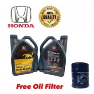 Honda Fully Synthetic SP 0W-30 0W30 Engine Oil 4L + 1 Pcs Honda Oil Filter