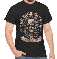 Dnd T Shirt The Dice Giveth and The Dice Taketh Away D20 Detail for Dungeons and Dragons Players Gif