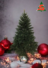 ต้นคริสมาสกิ่งพลาสติกสีเขียวเข้มทรงเจอซี่ 4-5 ฟุต (120 - 150 ซม)Christmas Tree Dark Green 4-5F(120 -