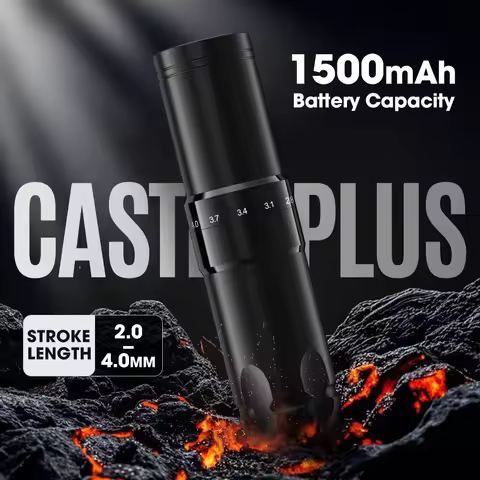 EZ Caster PLUS Wireless Cartridge Tattoo Machine Pen LED Digital Display Endurance Battery Power 150