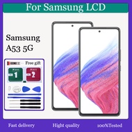 Original AMOLED For Samsung Galaxy A53 5G /A536 LCD Display Touch Screen Digitizer With Frame Assemb