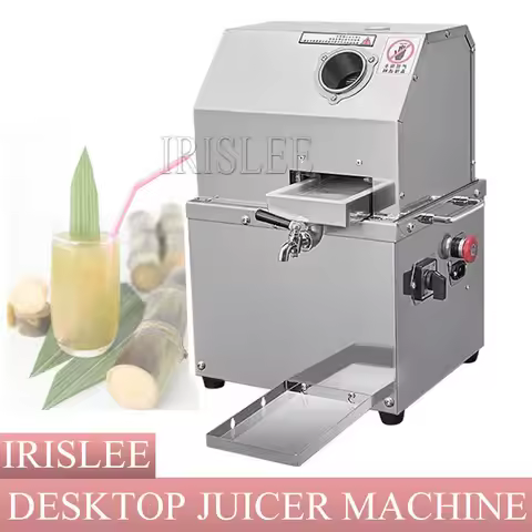Automatic Desktop Electric Stainless Steel Sugarcane Juicer Press Machine Juicer Extractor Commercia