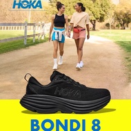 HOKA ONE ONE Bondi 8 Shock Absorbing Road Running Shoes for Women Men Sport Sneakers Walking Trainin