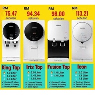 CUCKOO WATER FILTER  (XCEL,KINGTOP,IRIS,FUSION TOP,ICON)
