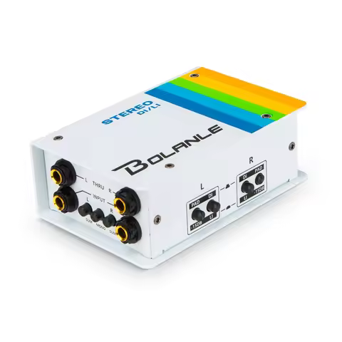 Bolanle Audio di-box Passive DI/LI Stereo Direct Box and Line Isolator, Choose Between Direct Inject