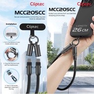 Cliptec MCC205CC 2-in-1 Phone Strap with Type-C to Type-C 60W Fast Charging Cable 26CM