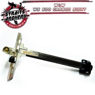 W&W WS600 Carbon Sight - Target Recurve Bow Sight