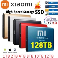 Xiaomi 2024 New High-speed External Hard Drive 500GB 2TB 4TB 8TB USB3.1 SSD 2.5 Inch Portable SSD 16TB Hard Disk for Laptop PS4