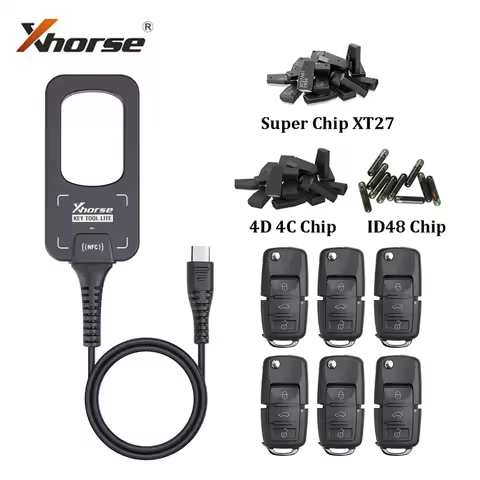Xhorse VVDI BEE Key Tool Lite Frequency Detection Transponder Clone XKB501EN Wire Key Android Super 