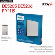 Philips DE5205 DE5206 FY1119 Authentic Hepa Filter - Hepalife