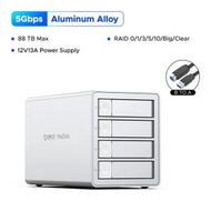 奧睿科 - ORICO MacData 4 bay Hard Drive Enclosure With RAID & 150W Power (Support 22TB HDD)原裝行貨 二年保 [99